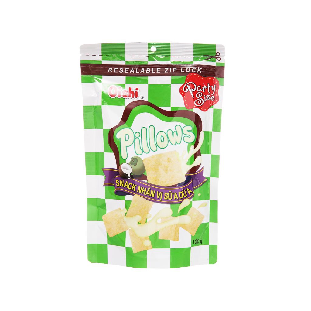 Snack Oishi Pillows các vị gói 95g