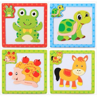 Combo 5 tranh nam châm ghép hình 3d