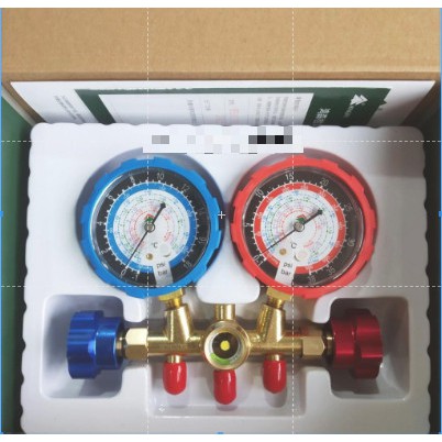 Bộ đồng hồ đo gas đôi hãng Hongsen kèm dây HS-536C HS-536G-410A