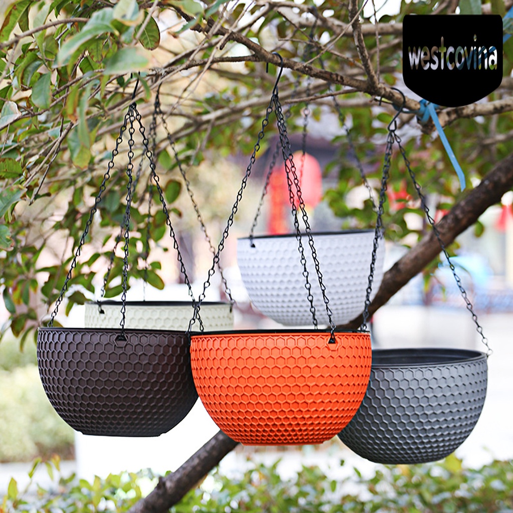 [Hot]☀ Móc Treo Chậu Cây Hình Tổ Ong Bằng Nhựa Resin Chống Thấm Nước Tiện Dụng Cho Sân Vườn