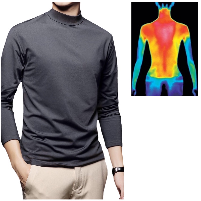 Áo giữ nhiệt nam áo thun nam cổ lọ công nghệ HEATECH áo thun dài tay 3 phân giữ ấm tạo cảm giác thoải mái cho cơ thể | BigBuy360 - bigbuy360.vn