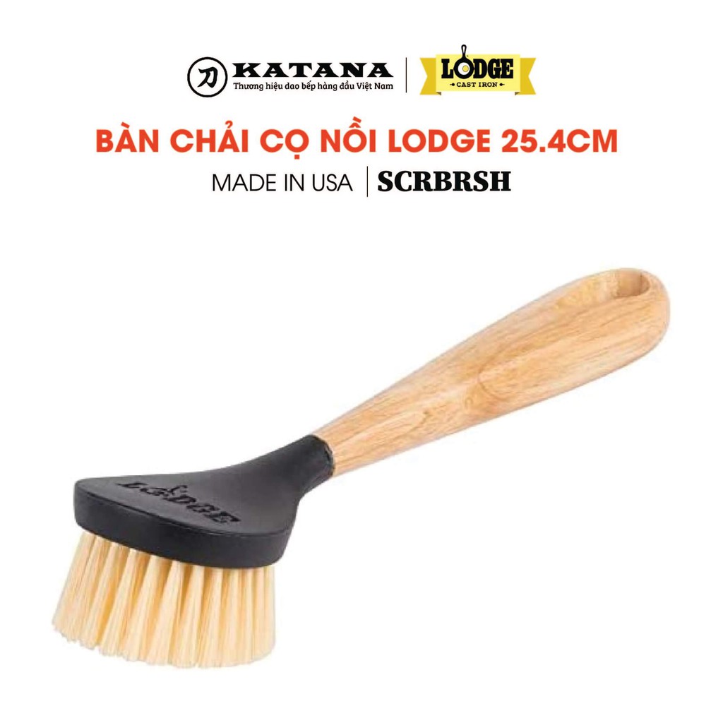 Lodge - Bàn chải cọ nồi - 25.4cm