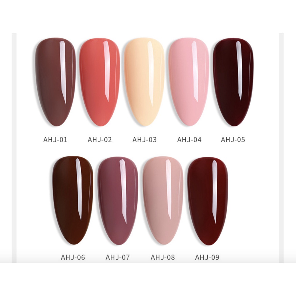 Sơn gel AS mã AHJ  chai đỏ 15ml chính hãng