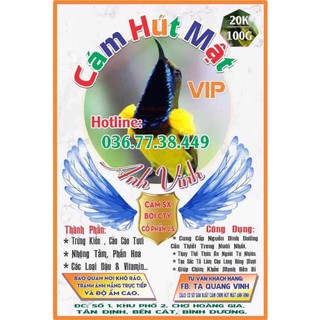 Bột cám chim hút mật anh vinh