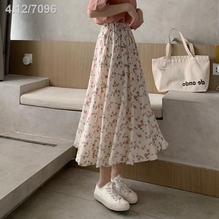 Váy mới mùa hè 2021 một đường hoa cánh rừng cổ tích phong cách nhỏ tươi mát và mỏng manh dài