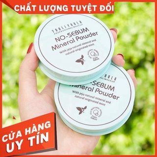 Siêu sale phấn phủ dạng nén mịn kèm bông phấn tiện dụng youliyoula siêu sale