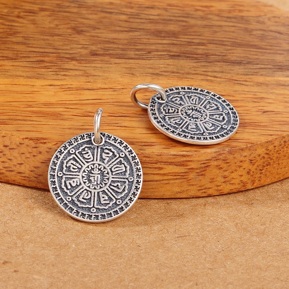MẶT CHARM PHÁP BẢO VÀ LINH PHÙ CHÍN CHỮ CHUẨN ĐỀ