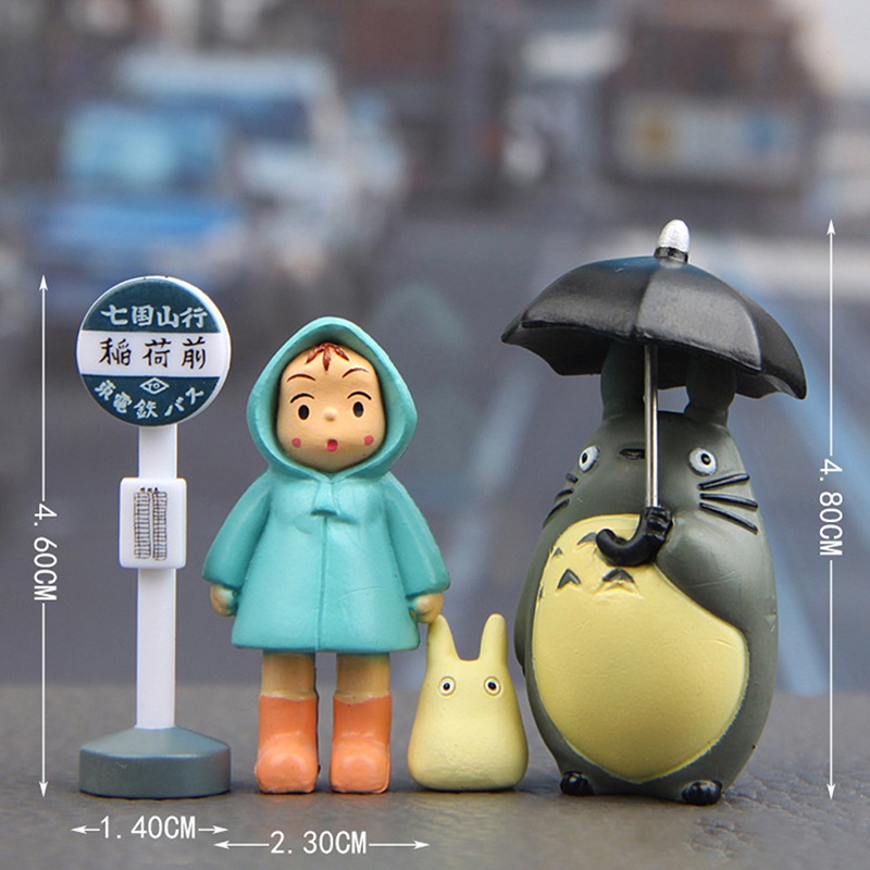 Set 4 Mô Hình Nhân Vật Totoro 3-5cm