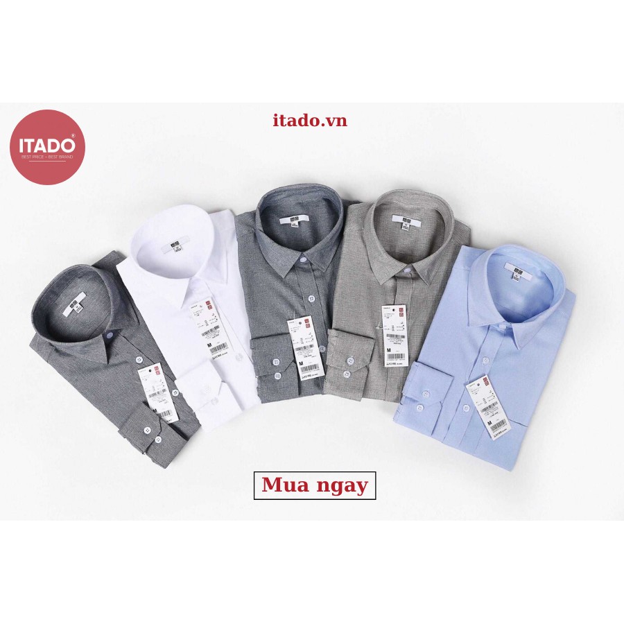 Áo sơmi nam UNIQLO tay dài 3 màu [ Giảm giá đến 50%]