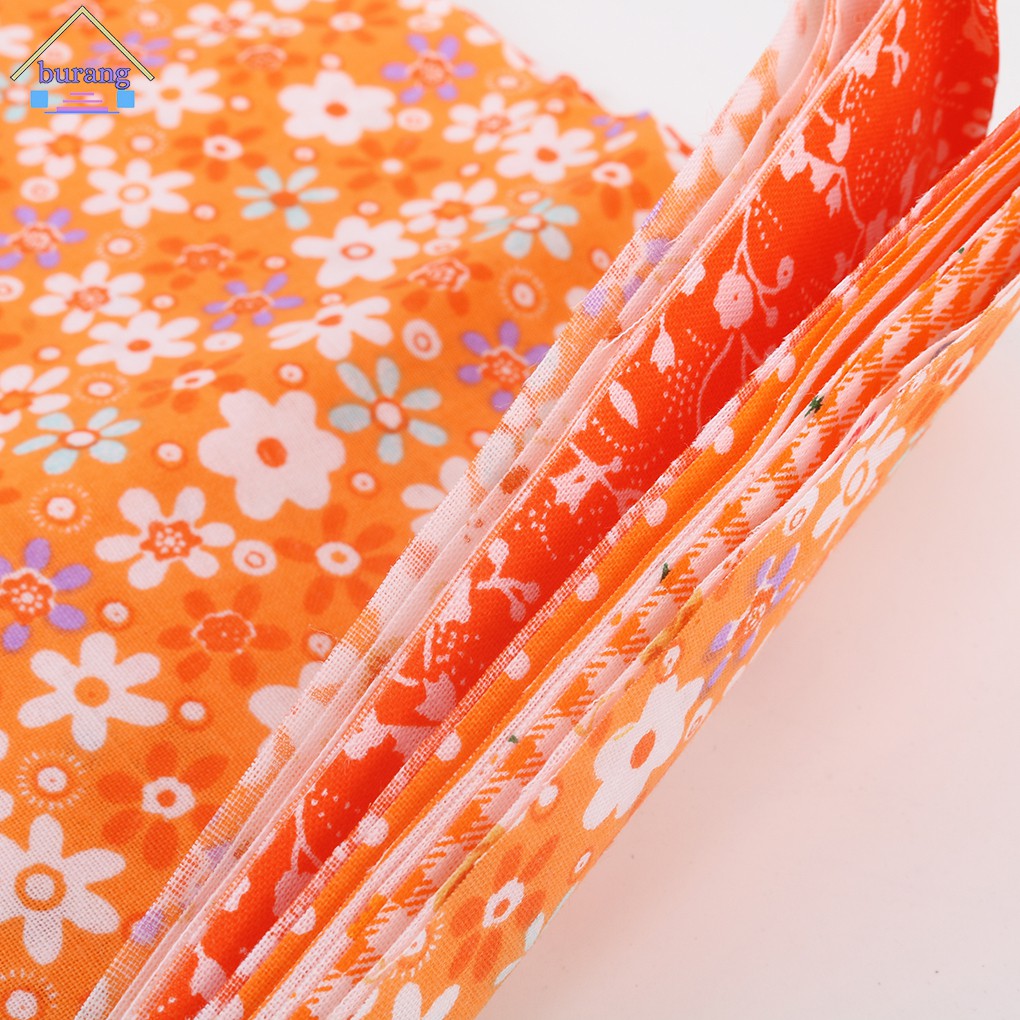 Set 7 mảnh vải cotton nhiều họa tiết dùng cho may vá
