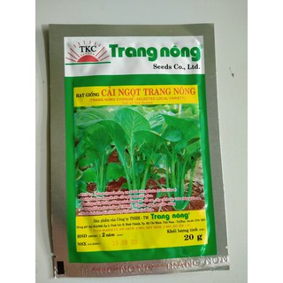 Hạt giống cải ngọt trang nông bịch 20g