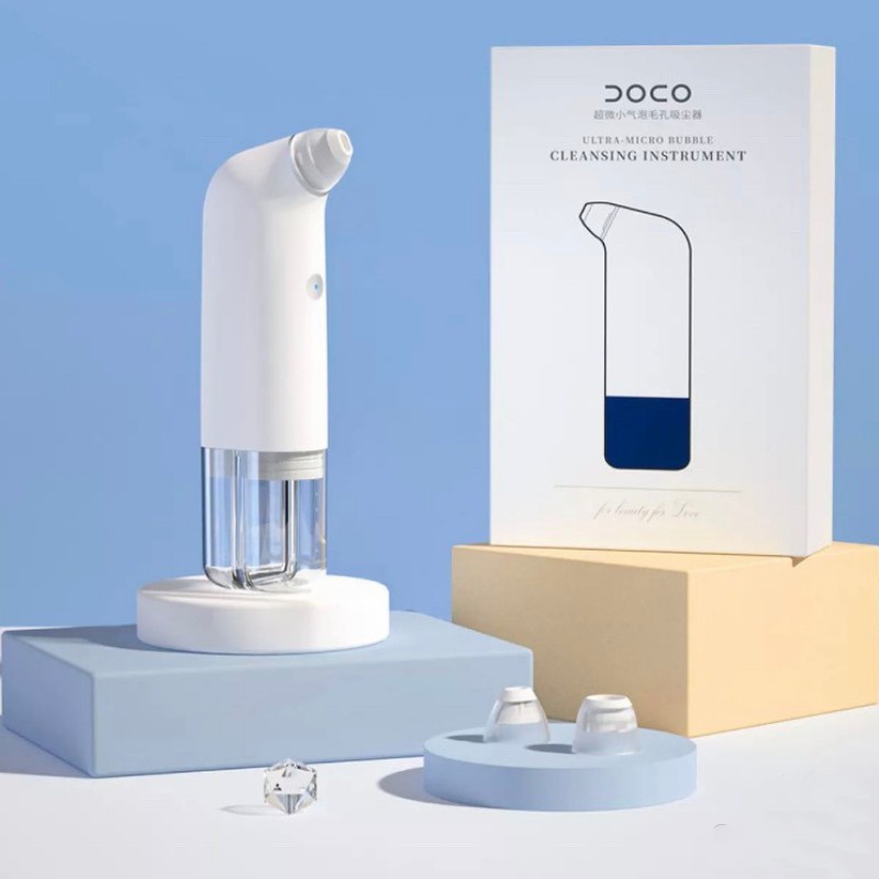 Máy Hút Mụn Xiaomi DOCO Đa Năng Thế Hệ Mới – Máy Hút Cầm Tay Hút Mụn Đầu Đen, Mụn Cám, Rửa Mặt Breo Market