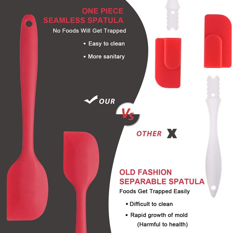 Set 6 thanh silicon ANAEAT dụng cụ nấu ăn/ làm kem/ bánh dành cho nhà bếp