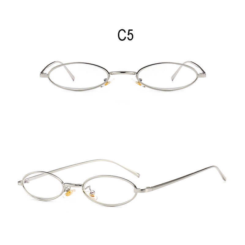 Đôi kính mát gọng hình Oval độc đáo thời trang cho nam nữ