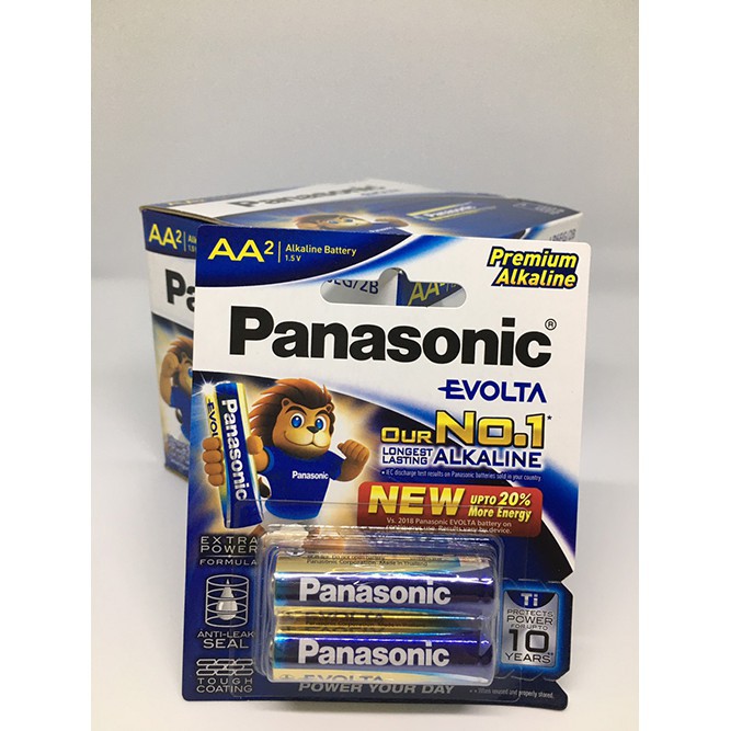 Pin tiểu AA Panasonic Evolta LR6EG-2B chính hãng