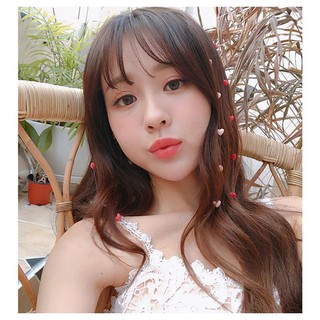 Kẹp tóc tim cực xinh iu, light tim hot hit