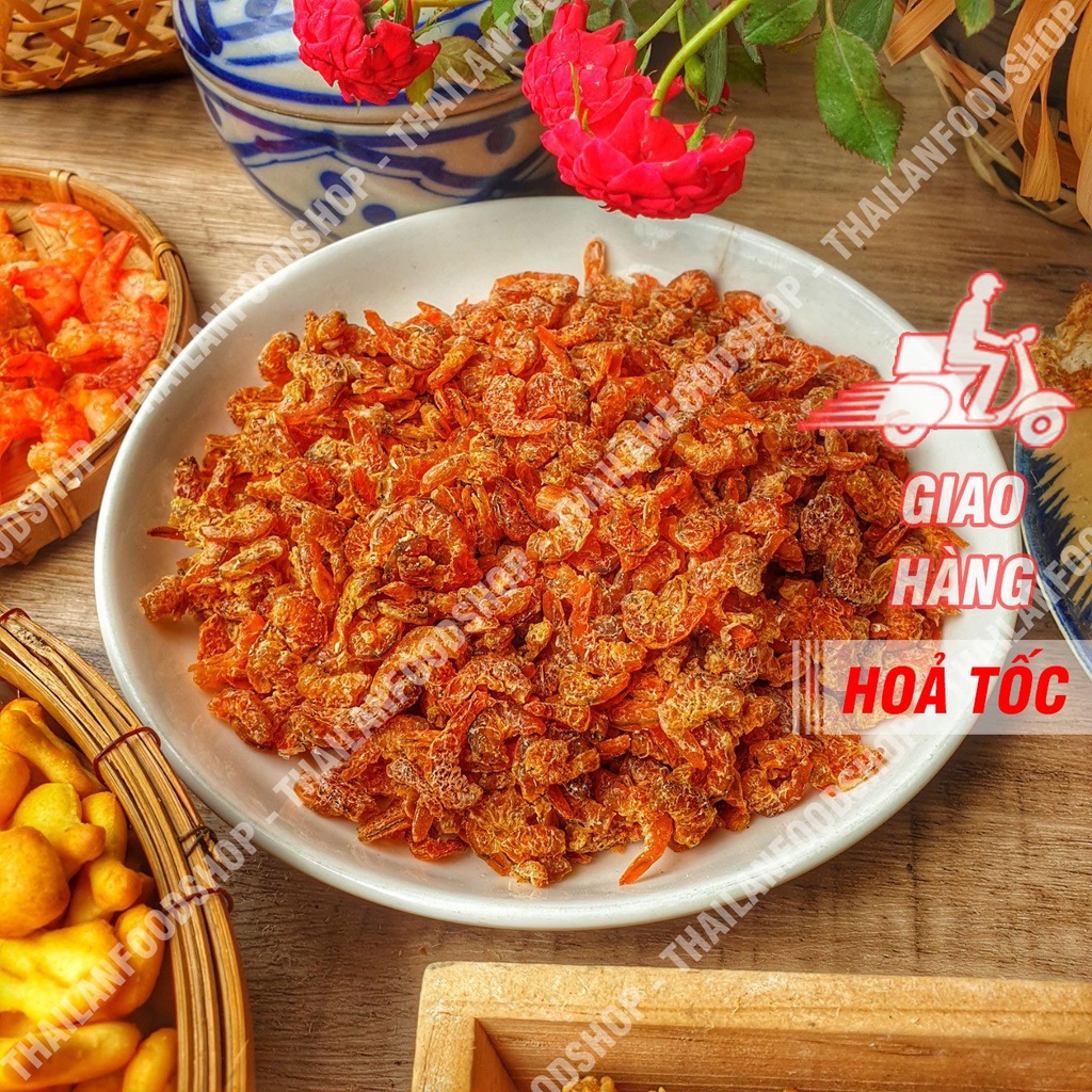 Tôm Sấy Khô (Tôm Khô) Lon 300Gram &amp; Túi 500Gram (Hút Chân Không)
