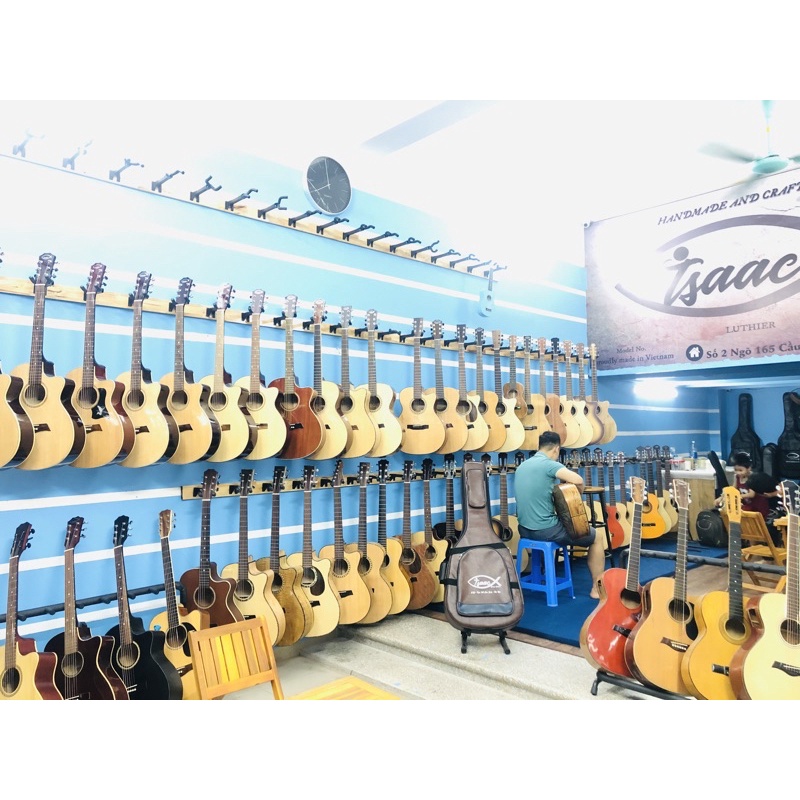 Đàn guitar Acoustic thùng mỏng. Guitar nghệ nhân Việt