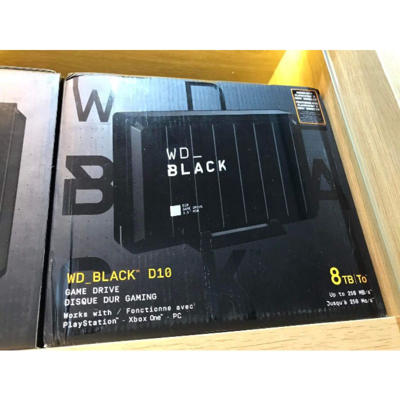 Ổ cứng di động HDD Portable WD Black D10 - 8TB  3.5inch