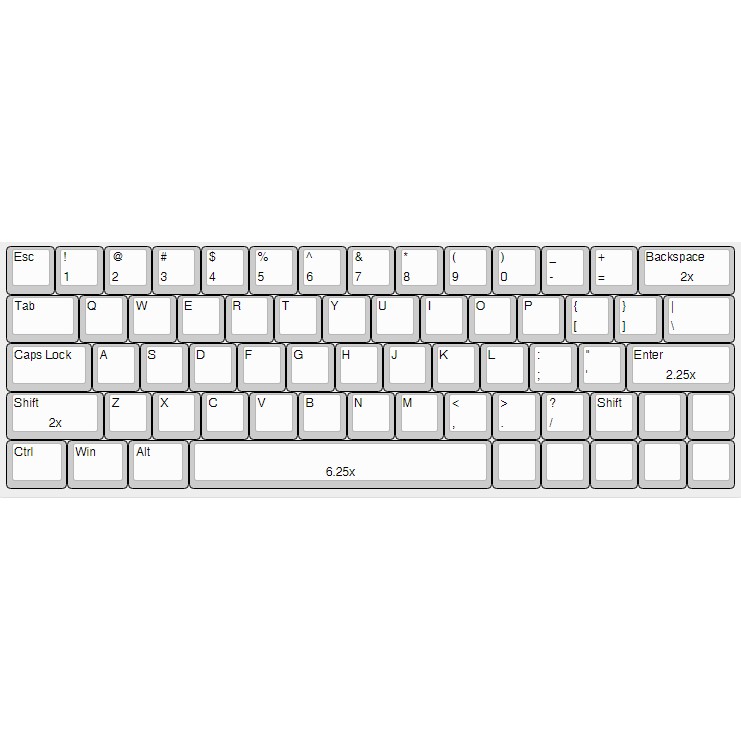 Bàn Phím Cơ 60% 61 64 Bằng Sợi Thủy Tinh Cho GK64 GK61 XD64 YD60MQ DZ60 GK61X GK61XS GK64X GK64XS