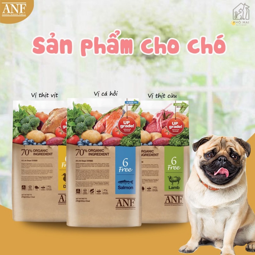 Thức Ăn Hạt ANF 6 Free Organic
