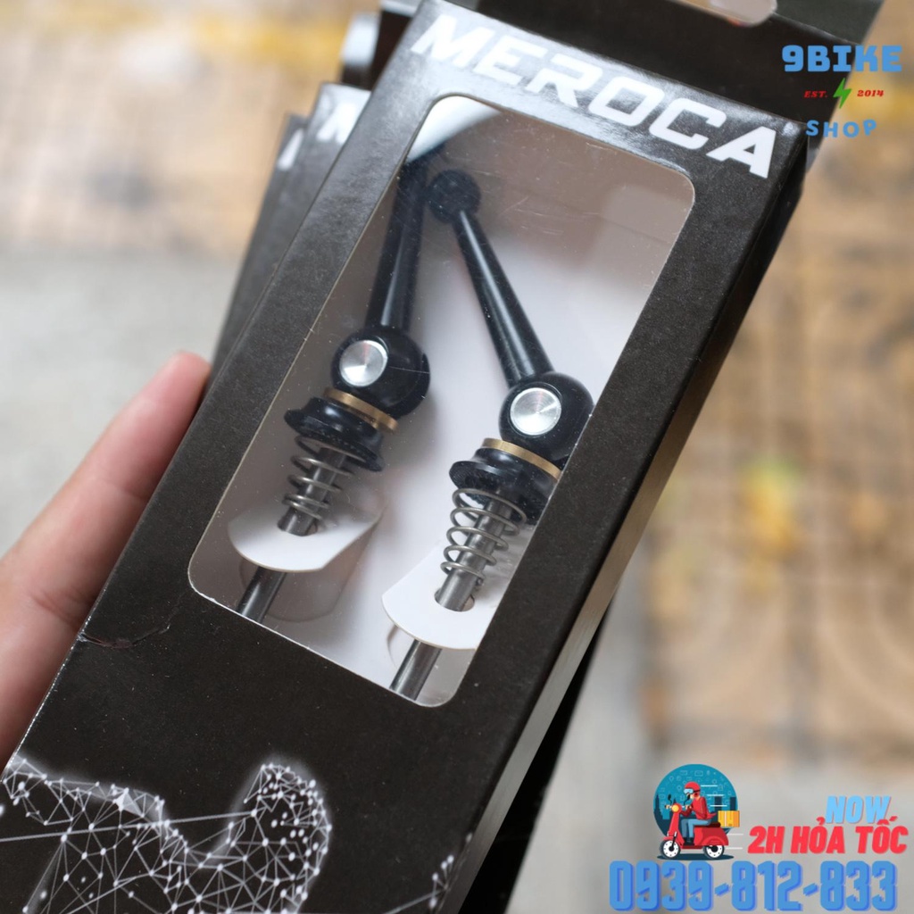 Cặp ti đùm chất liệu titan MEROCA chuẩn QR 100/135