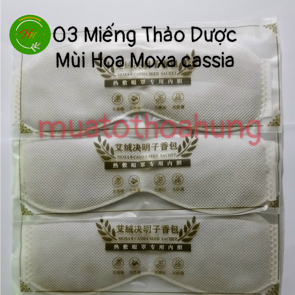 Túi Chườm Mắt Thảo Dược Làm Nóng Bằng Điện Thư Giản  Giảm Quầng Thâm Mắt