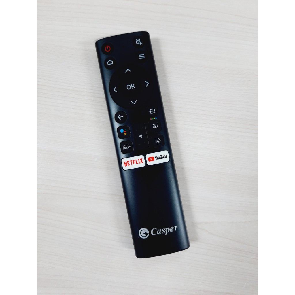 [Mã 208ELSALE hoàn 7% đơn 300K] Remote Điều khiển TV Casper giọng nói- Hàng mới chính hãng 100% Tặng kèm Pin