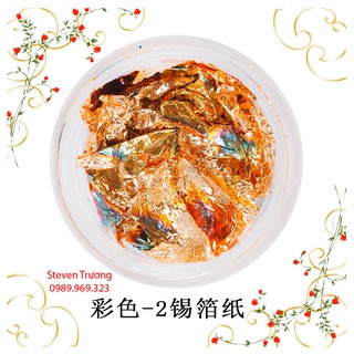 Giấy vàng bạc trang trí móng tay