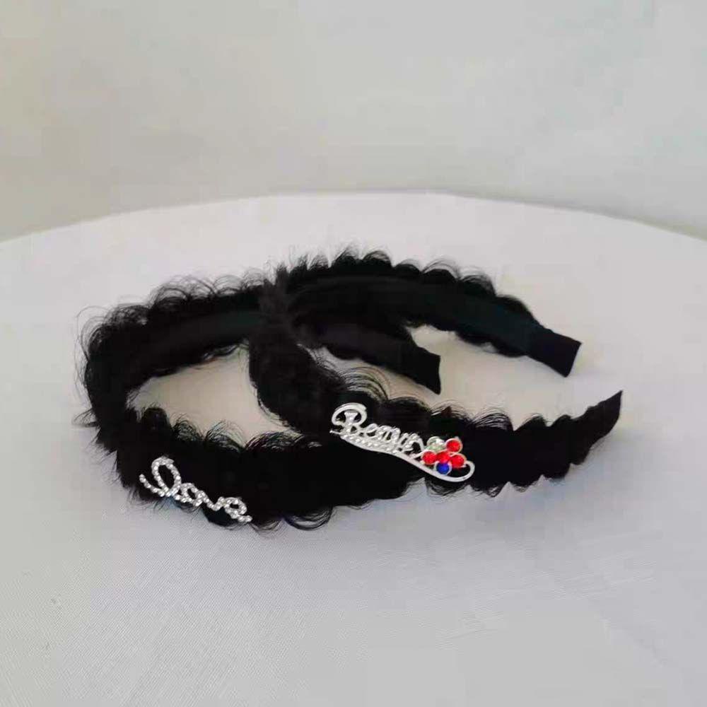 Băng Đô Cài Tóc Handmade Thời Trang Cho Nữ|Băng Đô Cài Tóc Giả Có Thể Điều Chỉnh In Chữ Thời Trang