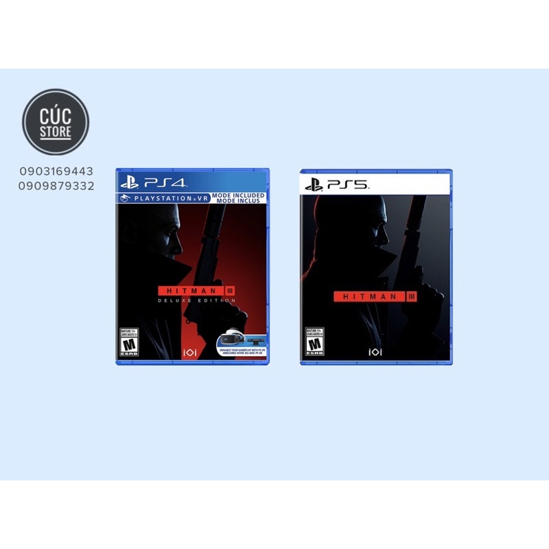 Đĩa chơi game PS4/PS5: Hitman 3
