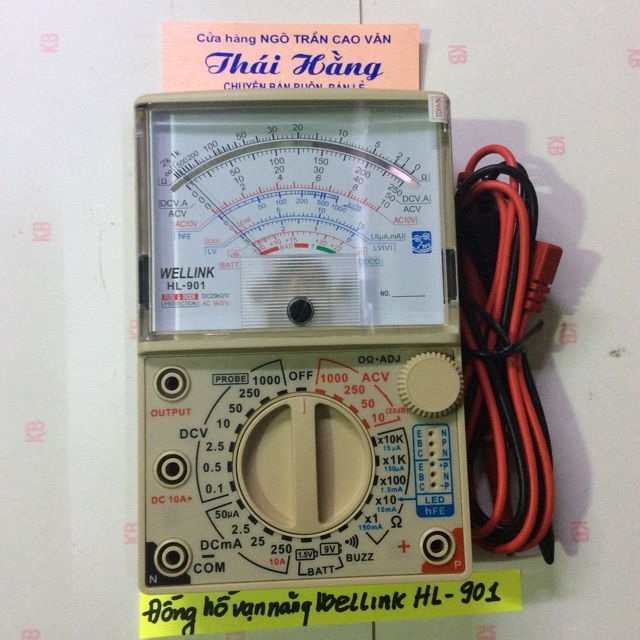 Đồng hồ vạn năng kim WELLINK-901