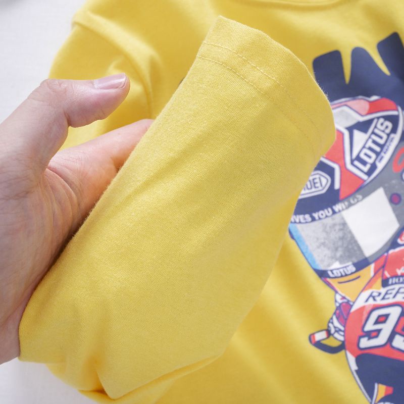 Áo thun cotton dài tay size đại cho bé 25-55kg
