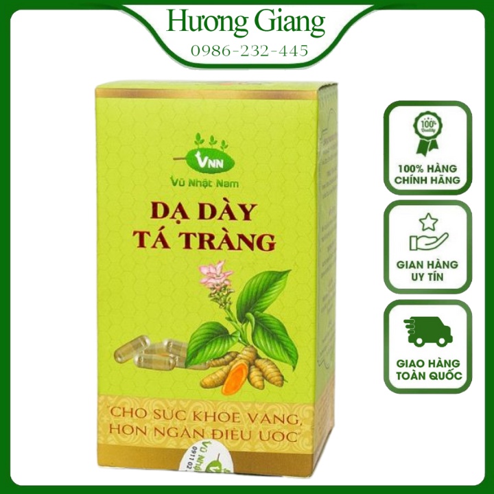Nghệ mật ong hỗ trợ điều trị đau dạ dày - tá tràng Vũ Nhật Nam lọ 60 viên