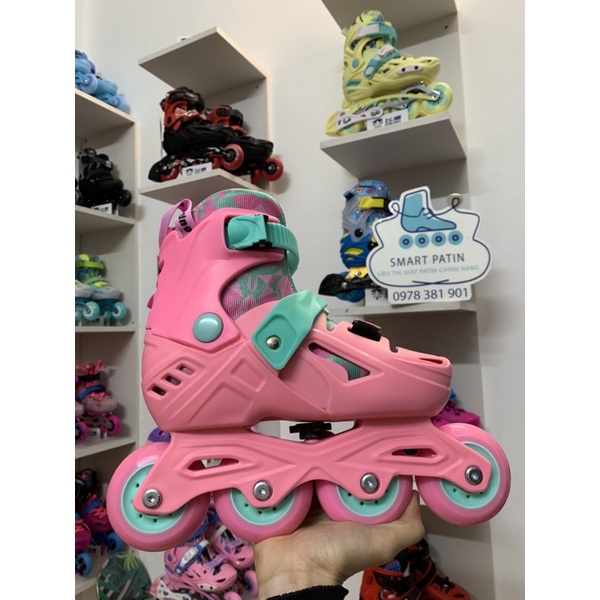 Giày patin cao cấp Topskate Q6 nhựa đúc toàn thân an toàn tuyệt đối