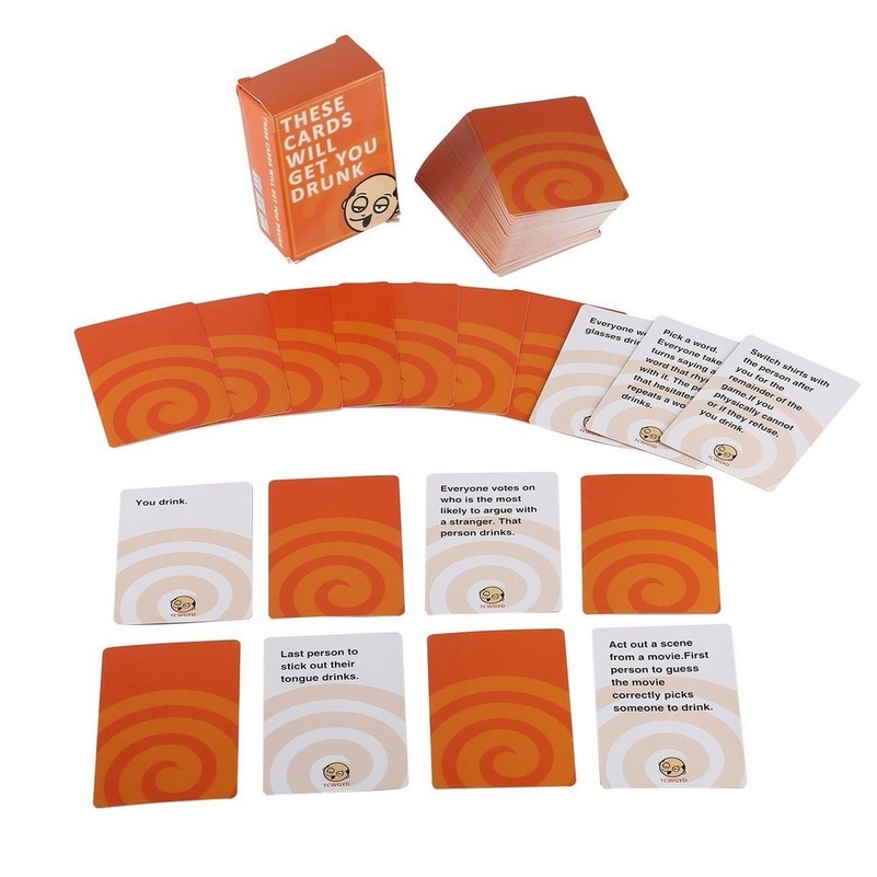 These Cards Will Get You Drunk Too A Pack of 100 Funny Drinking Game