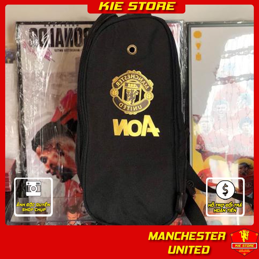 Túi đựng giày đá bóng Manchester United màu đen_Kie Store