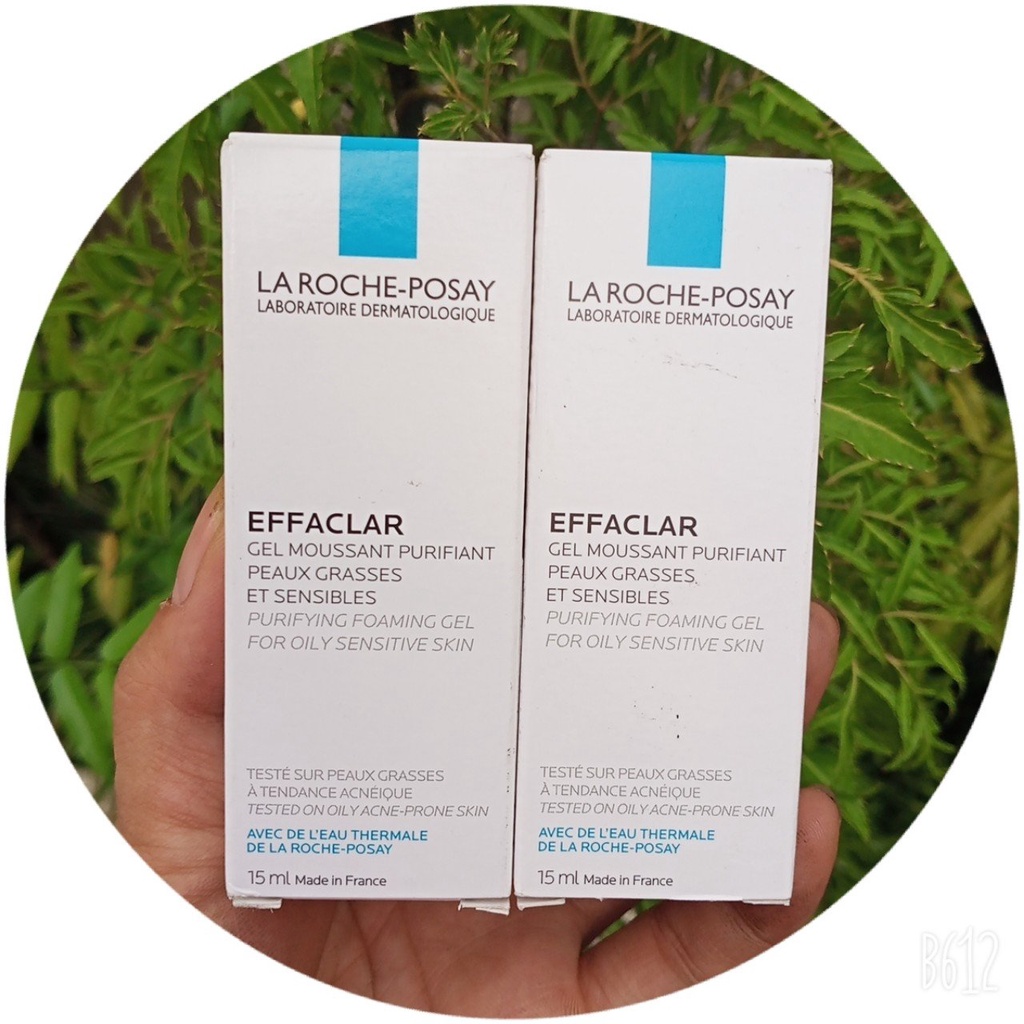 Sữa Rửa Mặt Tạo Bọt LA ROCHE POSAY Effaclar Purifying Foaming cho da dầu, nhạy cảm 15ml