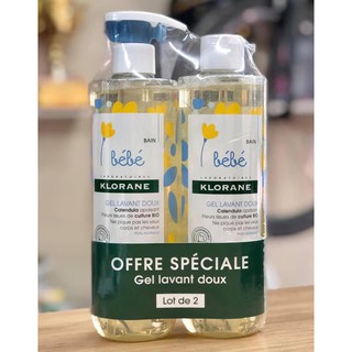 Sữa Tắm Gội Em Bé Klorane Bebe