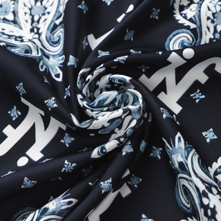 Khăn Lụa Vuông INF Họa Tiết, Chất Vải Lụa Satin, 395, SOMEHOW