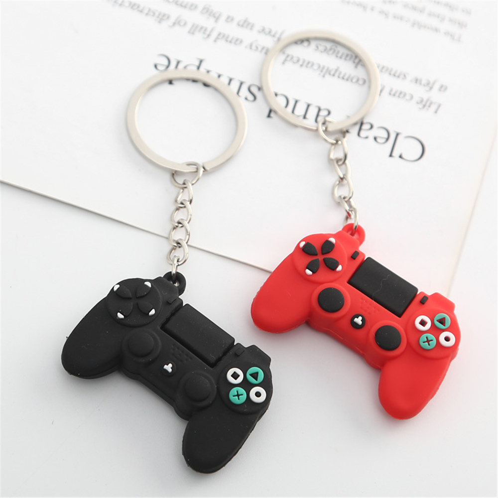 Móc khóa mặt hình tay cầm chơi game dễ thương