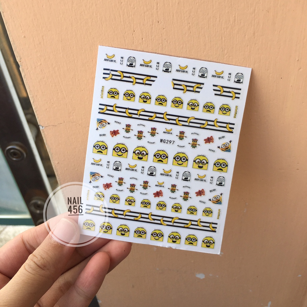 Sticker dán móng tay  sticker nail, sticker trang trí móng tay