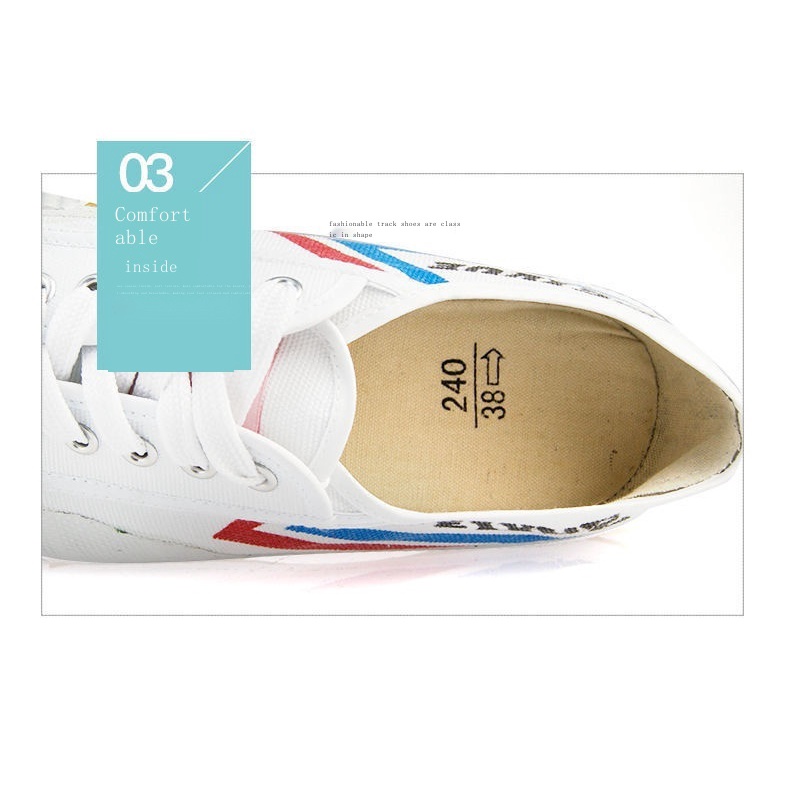 Giày Thể Thao Vải Canvas Màu Trắng Cỡ Nhỏ Hiệu Dabowen Feiyue