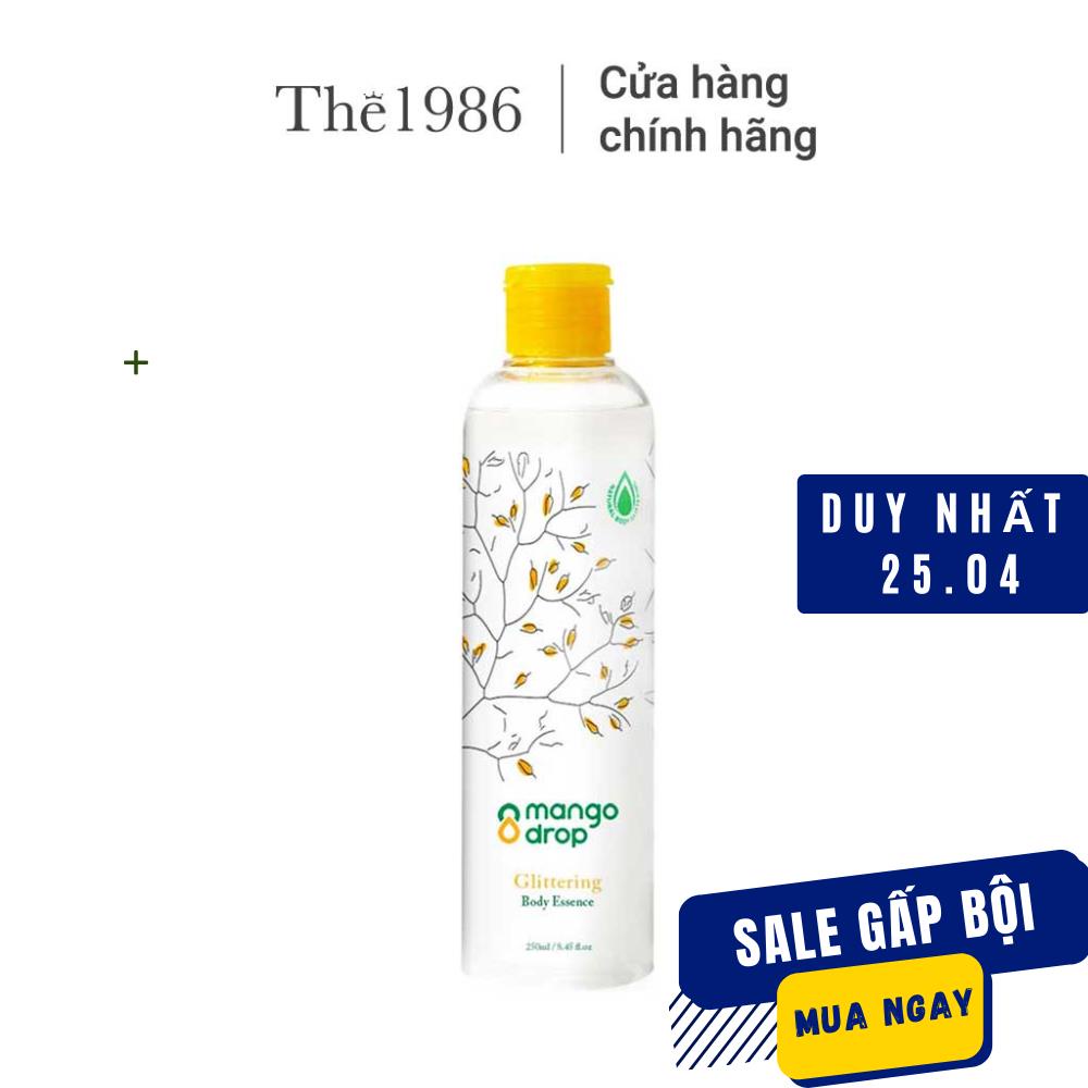 Tinh chất dưỡng da ẩm mượt, căng bóng tức thì Mango Drop Glittering Body Essence 250ml