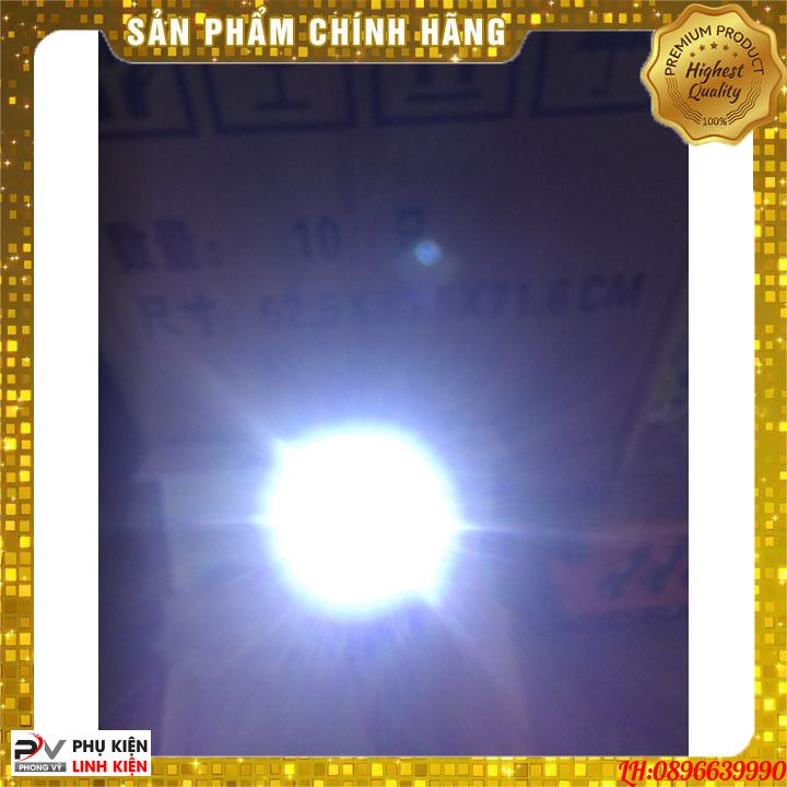 Đèn pin 11 chức năng Solar Power Flashlight chống nước cao cấp đa chức năng