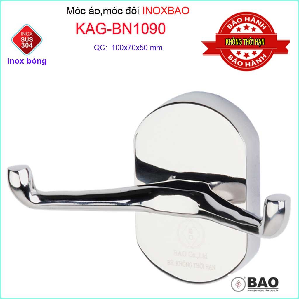 MÓC TREO QUẦN ÁO 2 CHẤU BAO BN1090