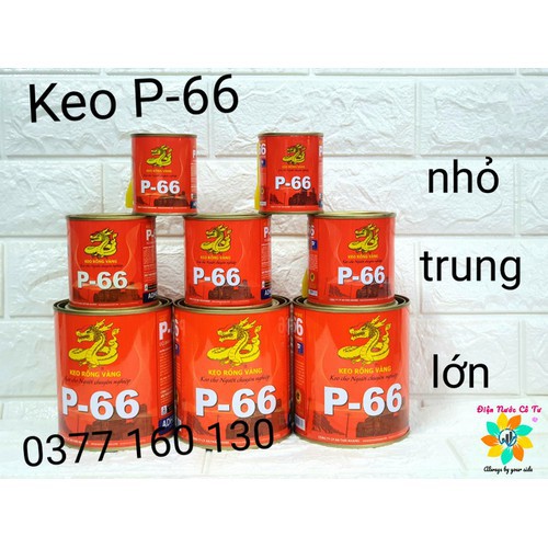 Keo dán da dán dép dán gỗ P66 Nhỏ/Trung/Lớn