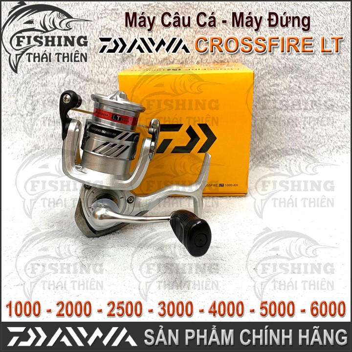 Máy Câu Cá Daiwa Crossfire LT Máy Đứng 1000, 2000, 2500, 3000, 4000, 5000, 6000 Dòng Mới Nhỏ Gọn Lực Tải Lớn