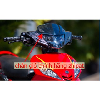 Kính chắn gió zhipat cho exciter 150, exciter 135, wave a, wave rsx, winner, sirius màu đen khói