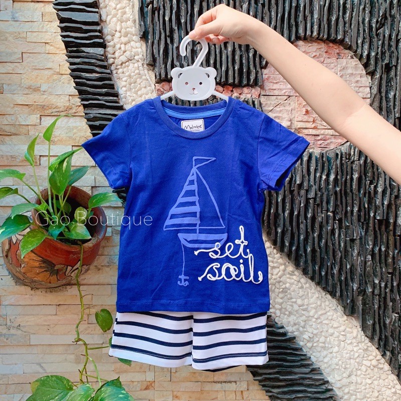 Bộ thun hè Malwee cho bé trai 15-26kg